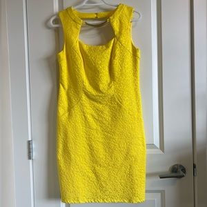 Unique Yellow Dress by Chetta B Size 4